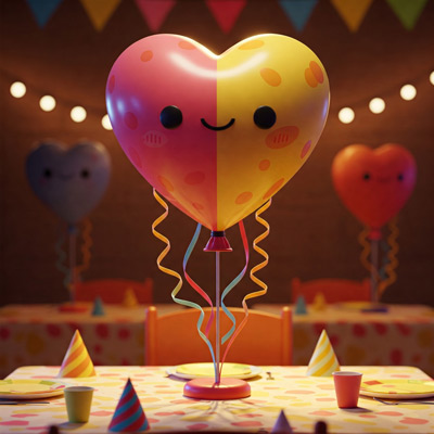 Illustrazione del servizio Palloncino Centrotavola