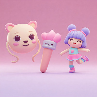 Illustrazione del servizio Animazione e Trucca Bimbi